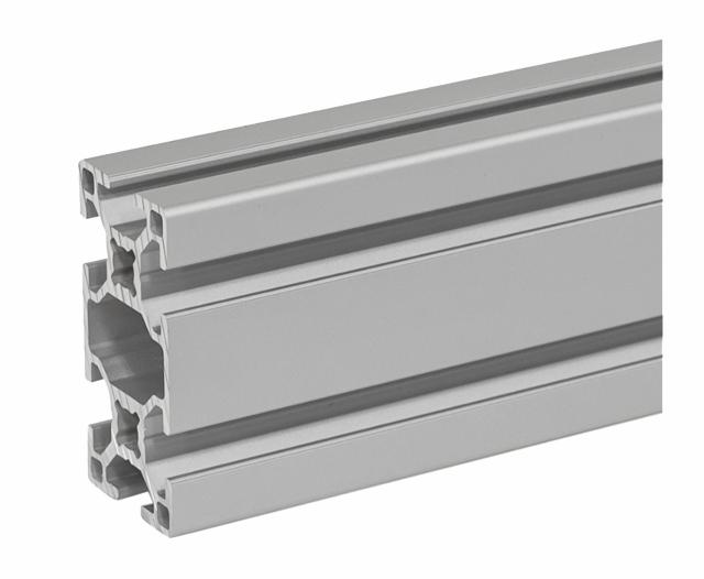 E+G Aluprofil, svær, 30x60-8, 2000mm, pk. á 2
