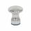 E+G knop HD, Syrefast, m/FKM pakning, mat