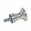 E+G knop HD, Syrefast, m/FKM pakning, mat